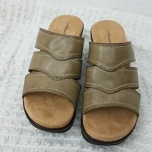 𝅺GH bass & Co sandels Muriel 5.5M taupe heel
